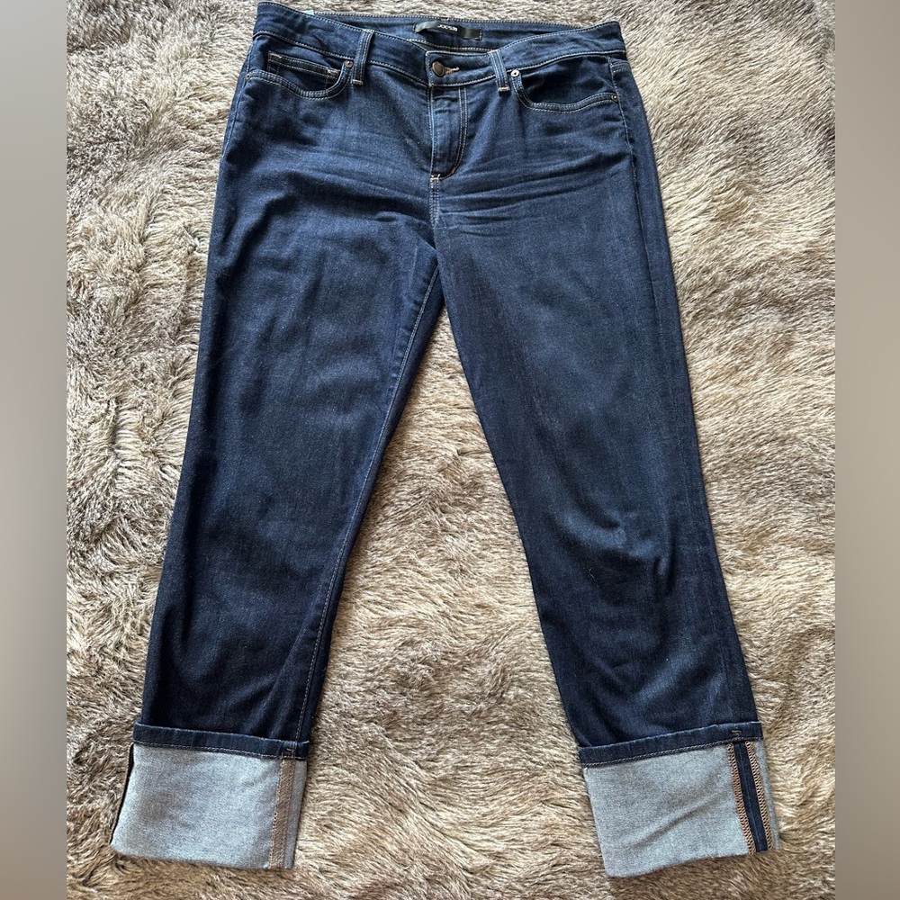 💯 Authentic Joe's Jeans Classic Indigo Cropped Denim Size 30